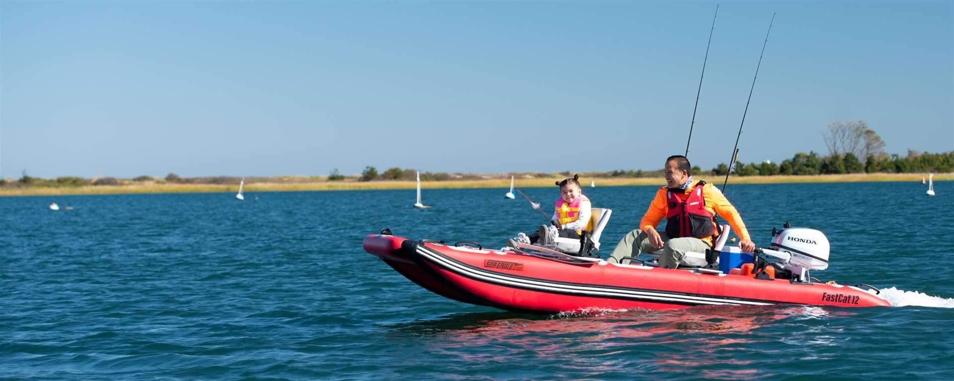 Sea Eagle Inflatable Catamaran Boat (FastCat12) – Maverick Supplier